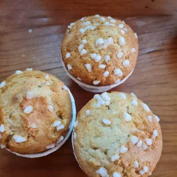 Muffins aux cristaux de sucre